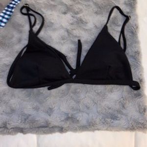 Black Triangle Bikini Top